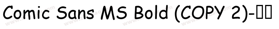 Comic Sans MS Bold (COPY 2)字体转换